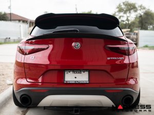 Alfa Romeo Stelvio Rear Spoiler - Carbon Fiber - Mid Spoiler Alfa Romeo Stelvio Rear Spoiler - Carbon Fiber - Mid Spoiler